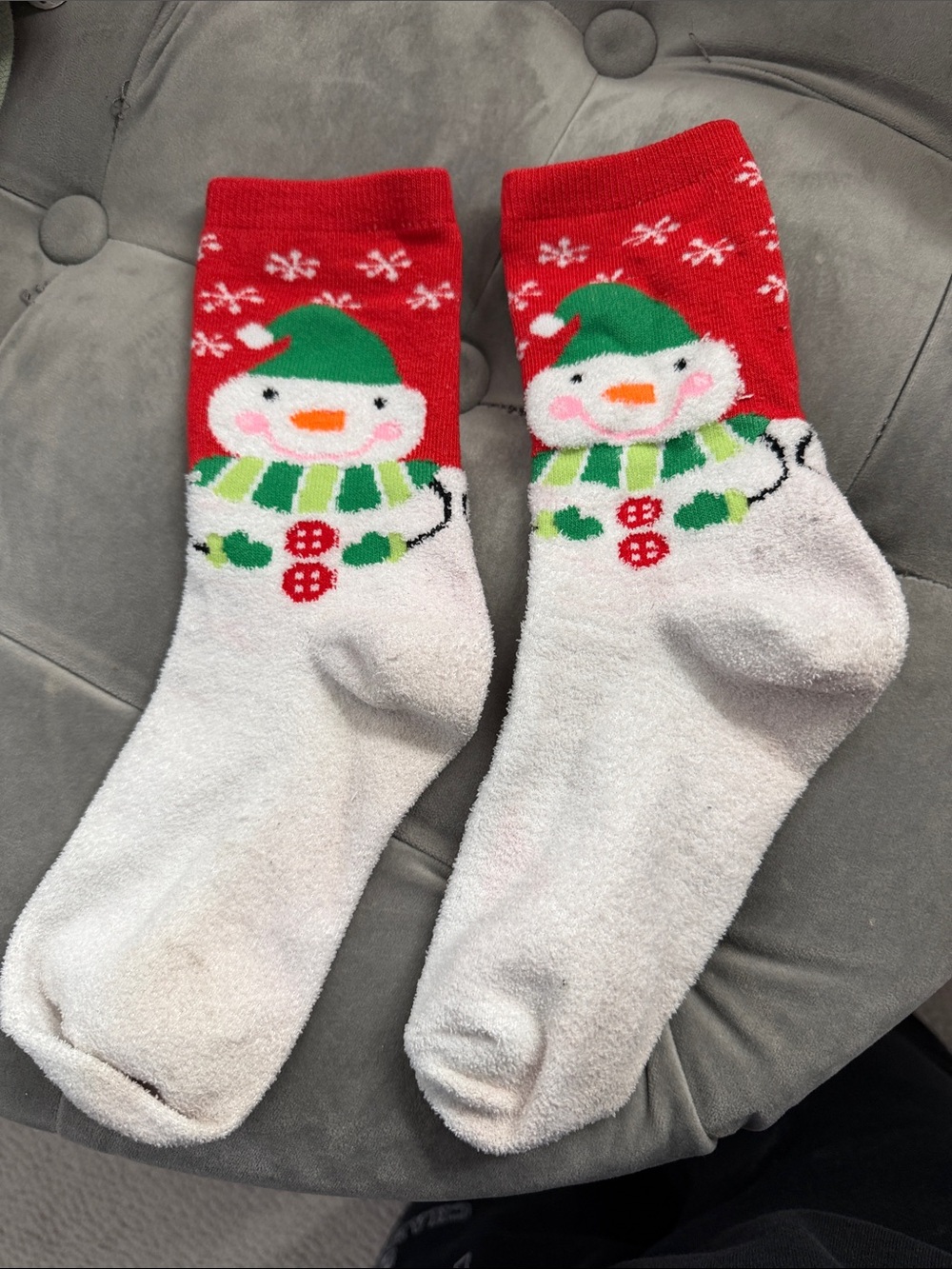 Festive Snowman Holiday Socks